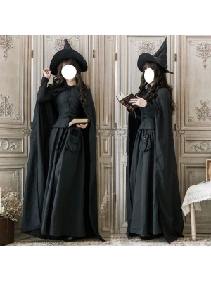 Strega Vestito Carnevale Halloween Cosplay Witch Costume STREGA010
